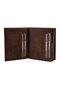 Zoozie Bags Cartera para Hombre Reynosa Crazy Piel Auténtica Marrón 11.5 x 2 x 9.5 cm